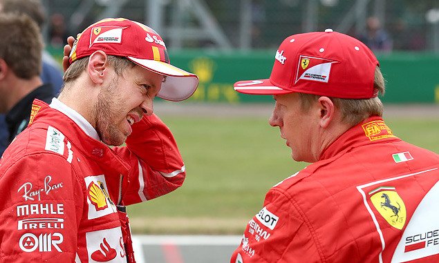 Ferrari, Sebastian Vettel, Kimi Raikkonen, British Grand Prix, Silverstone