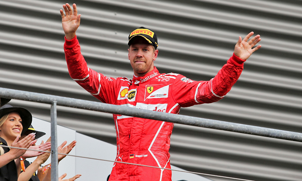 Sebastian Vettel, Ferrari, Belgian Grand Prix