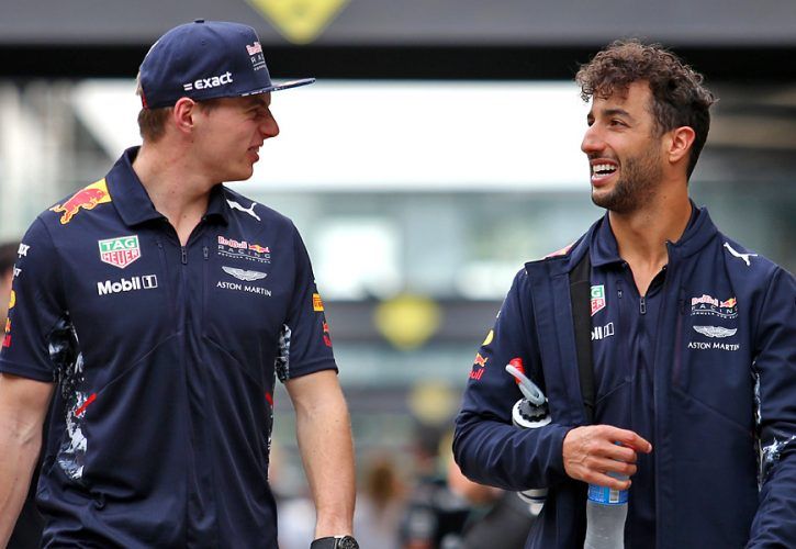 Video: Max Verstappen and Daniel Ricciardo celebrate the holidays
