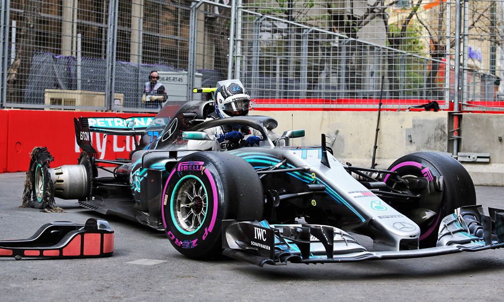Valtteri Nottas, Mercedes - Azerbaijan Grand Prix