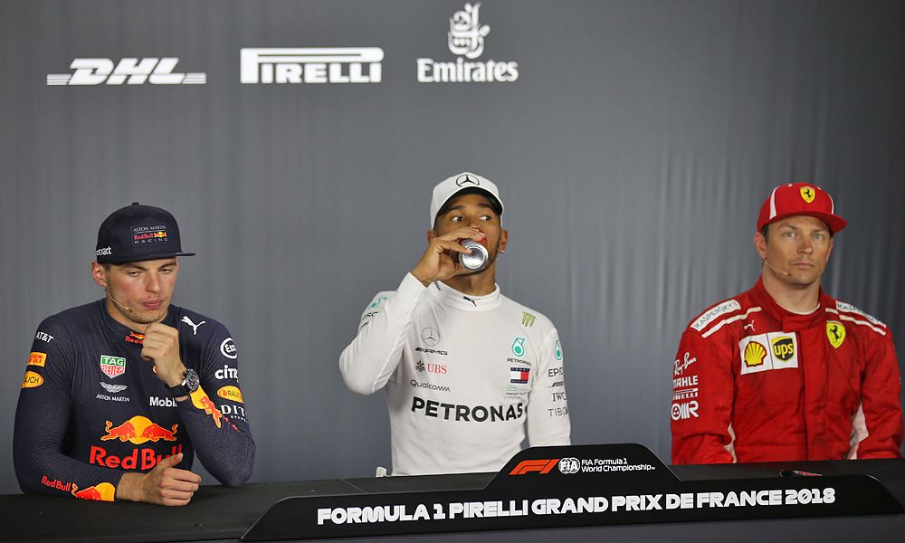 French Grand Prix - post-race press conference - Max Verstappen, Lewis Hamilton, Kimi Raikkonen
